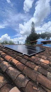 Instalación en Teja de Barro