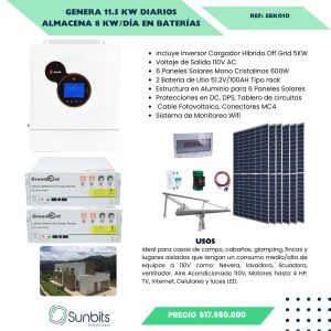 Kit Solar Off Grid 11