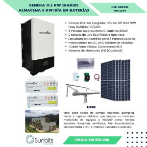 Kit Solar Off Grid 14