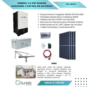 Kit Solar Off Grid 16