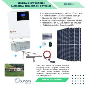 Kit Solar Off Grid 2