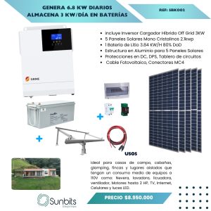 Kit Solar Off Grid 3