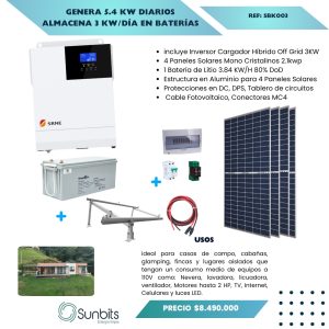 Kit Solar Off Grid 4