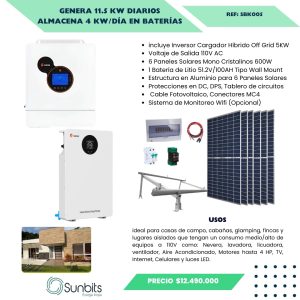 Kit Solar Off Grid 5