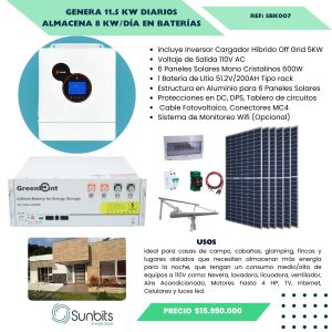 Kit Solar Off Grid 7